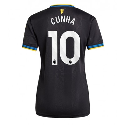 Fotballdrakt Dame Manchester United Matheus Cunha #10 Tredjedrakt 2025-26 Kortermet Fotballdrakt Dame Manchester United Matheus Cunha #10 Tredjedrakt 2025-26 Kortermet